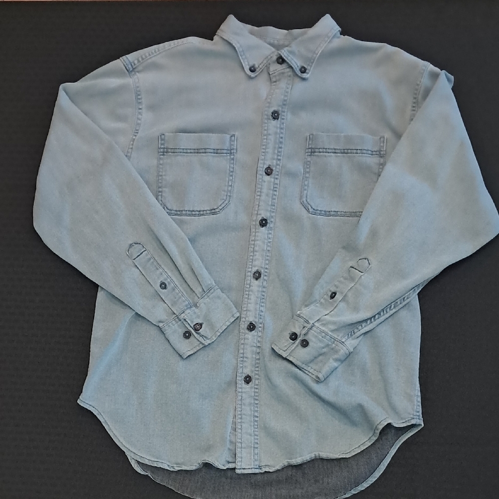 Men's Blue Denim Shirt
